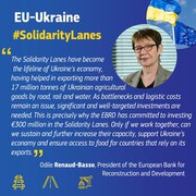 Єврокомісія і ЄБРР виділили €1 мільярд для розвитку «коридорів солідарності» з Україною