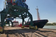 Морський порт Ізмаїл на початку травня виконав річний план з вантажопереробки