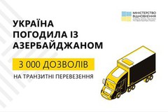 Україна домовилась з Азербайджаном про 3000 дозволів на транзитні перевезення