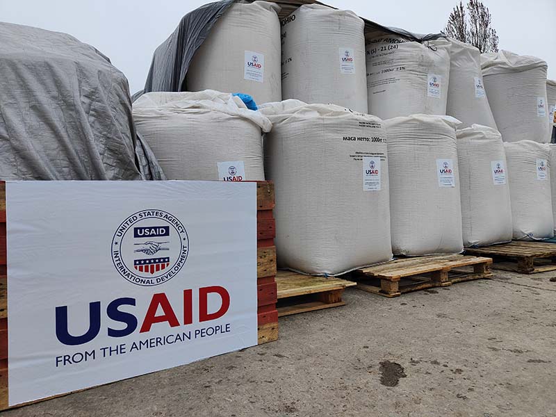 Програма USAID АГРО надасть 12 000 тонн  мінеральних добрив для українських агровиробників