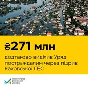 Домогосподарства, які втратили врожай через підрив Каховської ГЕС, отримають компенсації