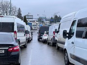 У пункті пропуску “Ягодин - Дорогуськ” сьогодні заблоковано рух вантажних автомобілів в обох напрямках