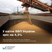 У квітні ВВП виріс на 4,3%: попри війну ключові галузі економіки демонструють зростання