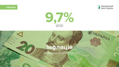 У жовтні інфляція пришвидшилася до 9,7%