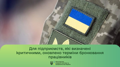 До уваги військовозобов’язаних аграріїв. Оновлено порядок бронювання військовозобов’язаних на період мобілізації та на воєнний час