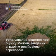 Уряд ухвалив рішення про оцінку збитків, завданих аграріям російським агресором