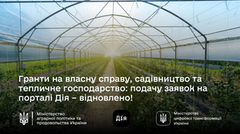 У "Дії" відновлено можливість отримати гранти на власну справу, садівництво та теплиці