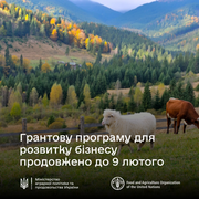 До 9 лютого продовжено прийом заявок на грантову програму від ФАО та ЄС за підтримки Мінагро