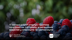 Мінагрополітики спільно з ФАО та ЄС надають гранти на підтримку агрегаційних моделей у ягідництві й овочівництві